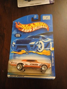 Hot Wheels Orange ‘67 Pontiac GTO Tiger Racing Stripes #226 A8 - Picture 1 of 2
