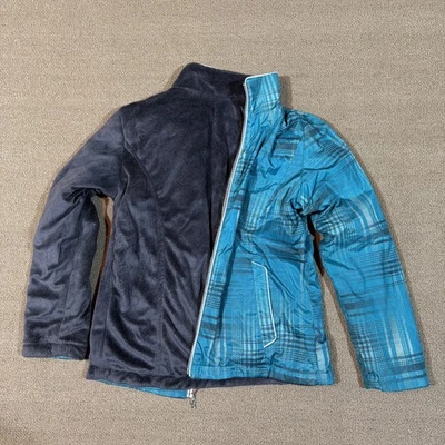 Chaqueta para mujer Zero Xposure REVERSIBLE verde azulado y gris pequeña [M634] Foto 1 de 4