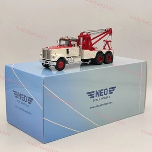 1:43 NEO White Road Boss Tow Truck 1977 White/Red NEO45777 Resin Ultra Rare - Picture 1 of 9