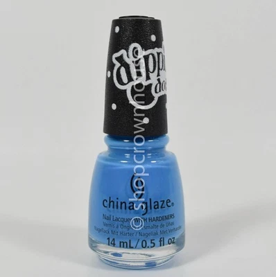 Dippin' Dots China Glaze Nail Lacquer Polish 0.5 fl oz #85214 BLUE RASPBERRY ICE - Image 1 of 3