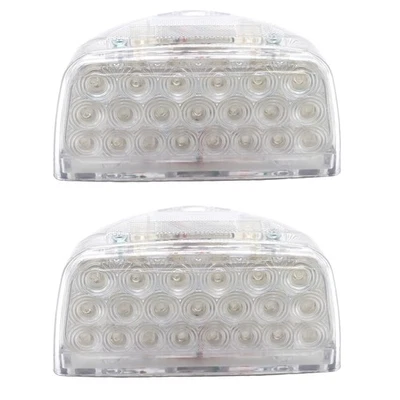 New For Peterbilt 379 359 Turn Signal Headlight Marker Lights  Pair 31 LED Amber Foto 1 de 4