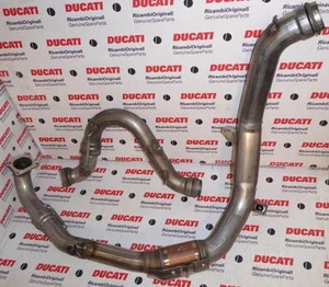 2003-2006 Ducati 749R 999R, all 4 pieces vertical & horizontal exhaust pipes - Picture 1 of 1