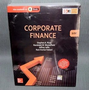NEW Corporate Finance, Stephen Ross, 10th Edition Indian Edition - Picture 1 of 2