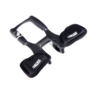 Controltech Triathlon Aero Cockpit 31.8mm Carbon Bicycle Arm Rest TT Handlebar - Picture 1 of 4