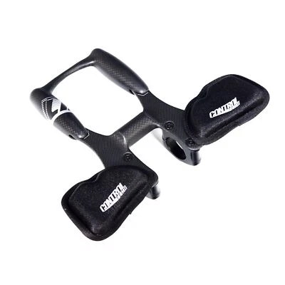 Controltech Triathlon Aero Cockpit 31.8mm Carbon  Bicycle Arm Rest TT Handlebar - Image 1 of 4