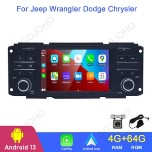 4+64gb For Jeep Grand Cherokee 1999-2004 Carplay Android 13 Car Stereo Radio GPS - Foto 1 di 17