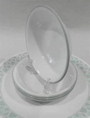 ❤️ 4 Corelle DELANO 10-oz DESSERT BOWLS Anders Sauce Fruit Sea Mist Pale Green - Image 1 of 3