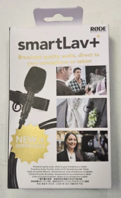 Micrófono condensador Rode Smartlav+ Lavalier para teléfonos inteligentes y tabletas Foto 1 de 2