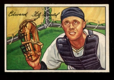 1952 Bowman #180 Eddie Fitzgerald - EXMT - Image 1 of 2