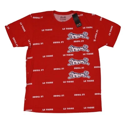 Le TIGRE COLLECTION Men's T-Shirt Size: XL. Red. - Image 1 of 3