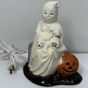 Ghost Grandma Baby Lighted Stitch Patch Pumpkin RIP Tombstone Ceramic Halloween - Bild 1 von 11