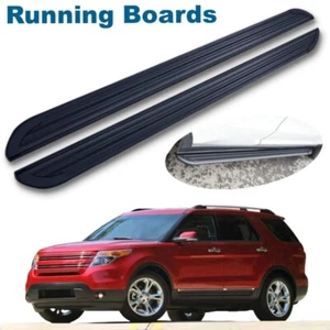 2PCS Running Boards Fits for Ford Explorer 2011-2015 Nerf Bars Side Steps Black - Picture 1 of 13