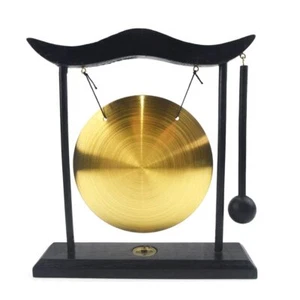 Messing Feng Shui Gong Schreibtisch Zen Kunst Wohndeko Einweihung Segen Geschenk - Bild 1 von 5
