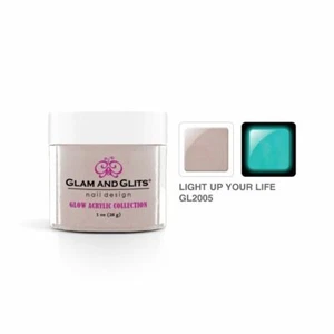 Glam and Glits Acrylic Glow In The Dark Nail Powder GL2005 Light Up Your Life 1o - Picture 1 of 1