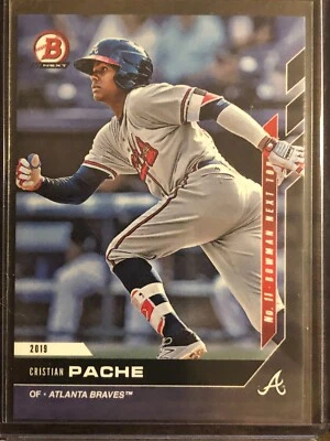 2019 Topps Bowman Next #T11 Cristian Pache Atlanta Braves - Image 1 of 2