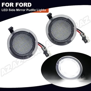2X Full LED Side Mirror Puddle Lights White For Ford F150 Expedition Flex Taurus - Picture 1 of 8