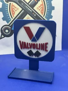 custom Valvoline oil stand 1/64 diecast display Hot wheels Hw Matchbox m2 - Picture 1 of 5