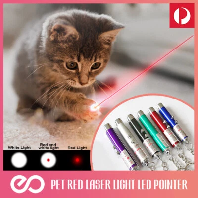 Mini Cat Dog Pet Toy Red Laser Light LED Pointer Pen Lazer Interactive Training - image 1 of 4