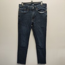 Gap 1969 Slim Straight Denim Jeans Blue Men's Size 32X32 (32x31)