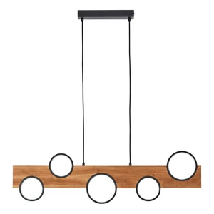 Brilliant Cheesy Pendelleuchte Holz - Moderne Pendelleuchte für Esstisch & Wohn - Bild 1 von 10