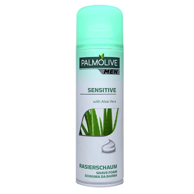300ml Palmolive Men Sensitive cremiger Rasierschaum Aloe Vera schützt die Haut