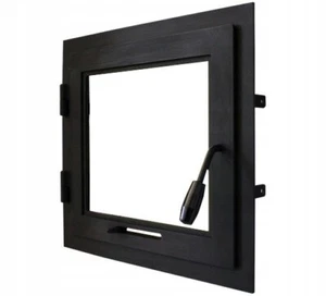 Fireplace door with flange | height: 50cm width: 70cm | from producer - Picture 1 of 6