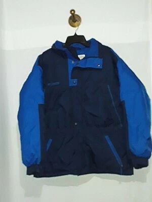 Abrigo chaqueta de esquí de plumón Columbia Sportswear para niñas jóvenes azul sobre azul talla 18/20 Foto 1 de 4