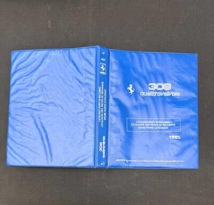 Factory Original Ferrari 308 Quattrovalvole 1985 Spare Parts Catalogue - Picture 1 of 4