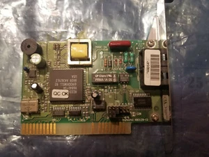 Rockwell 8 bit ISA Modem F-9424H/R1 K83129-12 197457-001 197458-001 - Picture 1 of 3