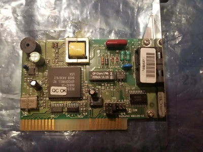 Rockwell 8 bit ISA Modem F-9424H/R1 K83129-12 197457-001 197458-001 - Image 1 of 3