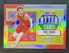 2018-19 Contenders Optic Trae Young Rookie Holo Lottery Ticket #5 RC NBA ATL