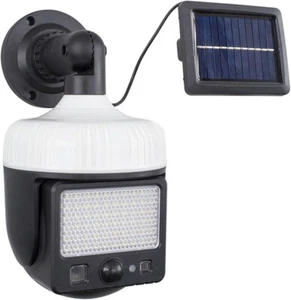 FARETTO 300 LED DA ESTERNO IP66 LUCE SOLARE CON SENSORE DI MOVIMENTO+TELECOMANDO - Foto 1 di 9