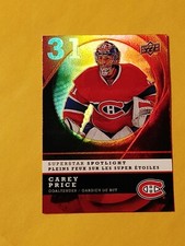 2008-09 Upper Deck McDonald's Superstar Spotlight #IS-1 Carey Price Montreal 