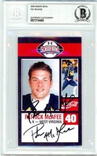 Pat McAfee 2009 Under Armour Senior Bowl True Rookie Card Autograph BAS Beckett 