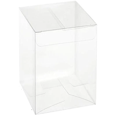 F. CARUSO 20 scatole bomboniere trasparenti pvc 12x12x19 cm FCA-PVC40-20*