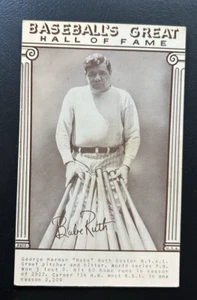 1977 Baseball's Great Babe Ruth HOF stellt NY Yankees Baseballkarte aus - Bild 1 von 2