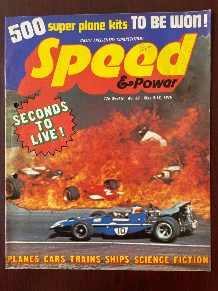 Speed & Power Magazine May 1975 Cover Seconds To Live! 248g - Image 1 of 3