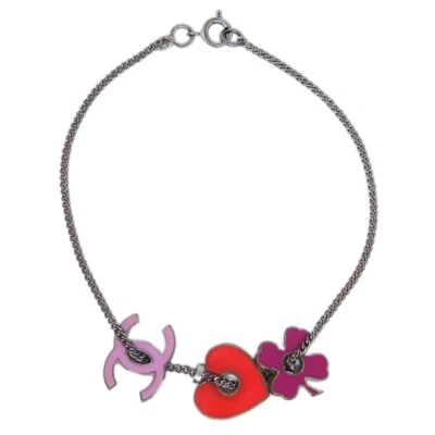 Chanel серебряный значок браслет 04P 144592 - Изображение 1 из 4