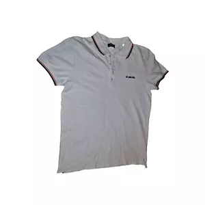 Diesel Polo T-shirt White Collared Short Sleeve Size S.(UNISEX) - Picture 1 of 9