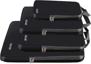 4-Pack Compression Packing Cubes for Travel, Expandable Luggage Organizers Set - Picture 1 of 9