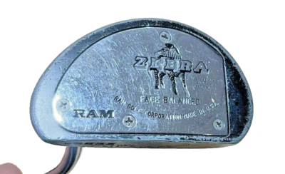 RAM ZEBRA FACE BALANCED PUTTER WITH A STEEL SHAFT 35 IN LENGTH RIGHT HANDED - Image 1 of 4