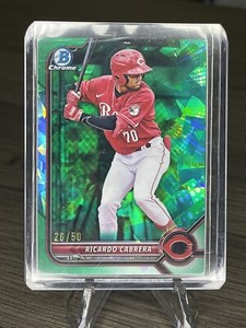 2022 Bowman Chrome Draft Sapphire Edition Green /50 Ricardo Cabrera #BDC-139