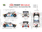 [FFSMC Productions] Peugeot 205 T16 n°1 et 3 Rallye de Nouvelle Zélande 1986
