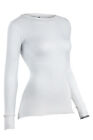 Indera Warmwear Traditionnel Thermal - Manches Longues - Blanc - Femme Taille XXL