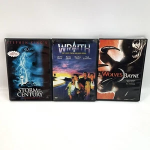 Horrorfilme Konvolut - Sturm des Jahrhunderts - Wraith - Wolves Bayne DVD Filme - Bild 1 von 20