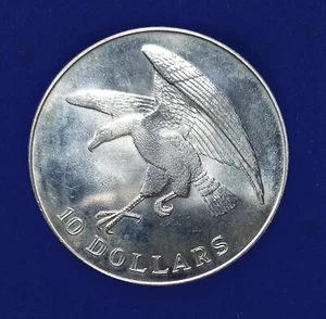 Singapur Silver Eagle 1974, 10 Dollar Münze - Auswahl UNC - Bild 1 von 2