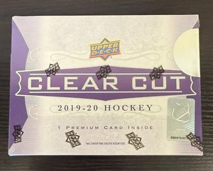 2019-20 Upper Deck Clear Cut Hockey Hobby Box - Picture 1 of 3