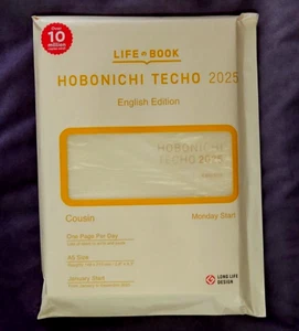 Hobonichi Techo 2025 Cousin A5 Planner Diary Notebook English version - Picture 1 of 9