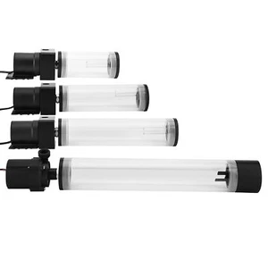 Acrylic Computer DIY Water Cooling CyliGDTr Reservoir 19W Pump G1/4 Hot - Photo 1/8