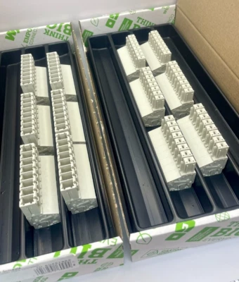 6x WAGO 831-3108 y 831-3208 Conjunto de Conectores Macho y Hembra 8 Polos 10mm² - Imagen 1 de 4